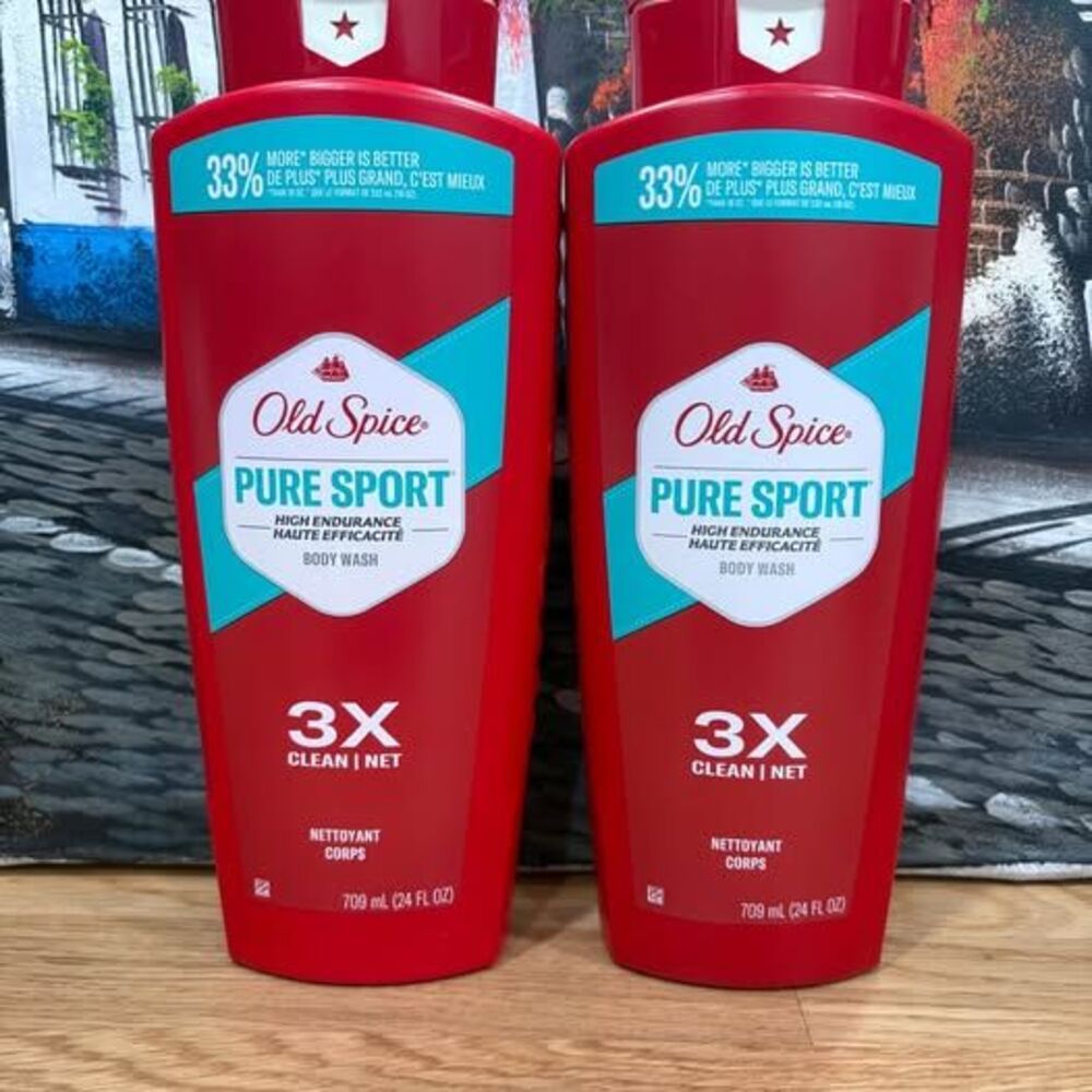 Old Spice Pure Sport Body Wash, 24 fl oz Each – 2 for $10